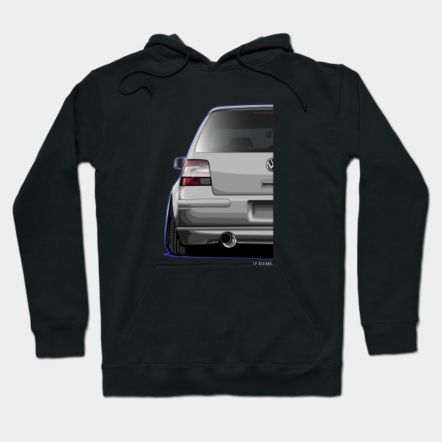 Golf IV - Frame Hoodie by LpDesigns_